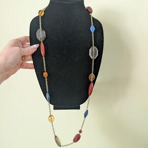 Vintage Multicolor Beaded Necklace